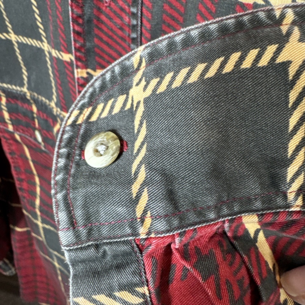 Gant Salty Dog The Roughweather Shirt Men L Plaid Button Down Cotton Vintage - Picture 4 of 10